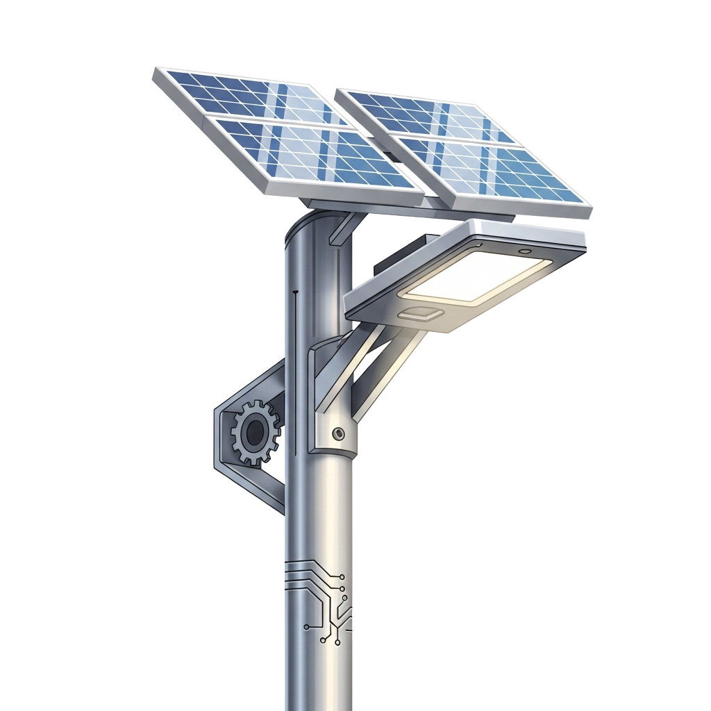 Custom-Engineered Solar Poles